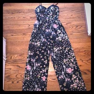 One piece flowing bodysuit